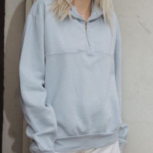 Missy Sweatshirt-quater zip